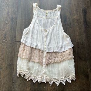 Free People Tiered Tank Top